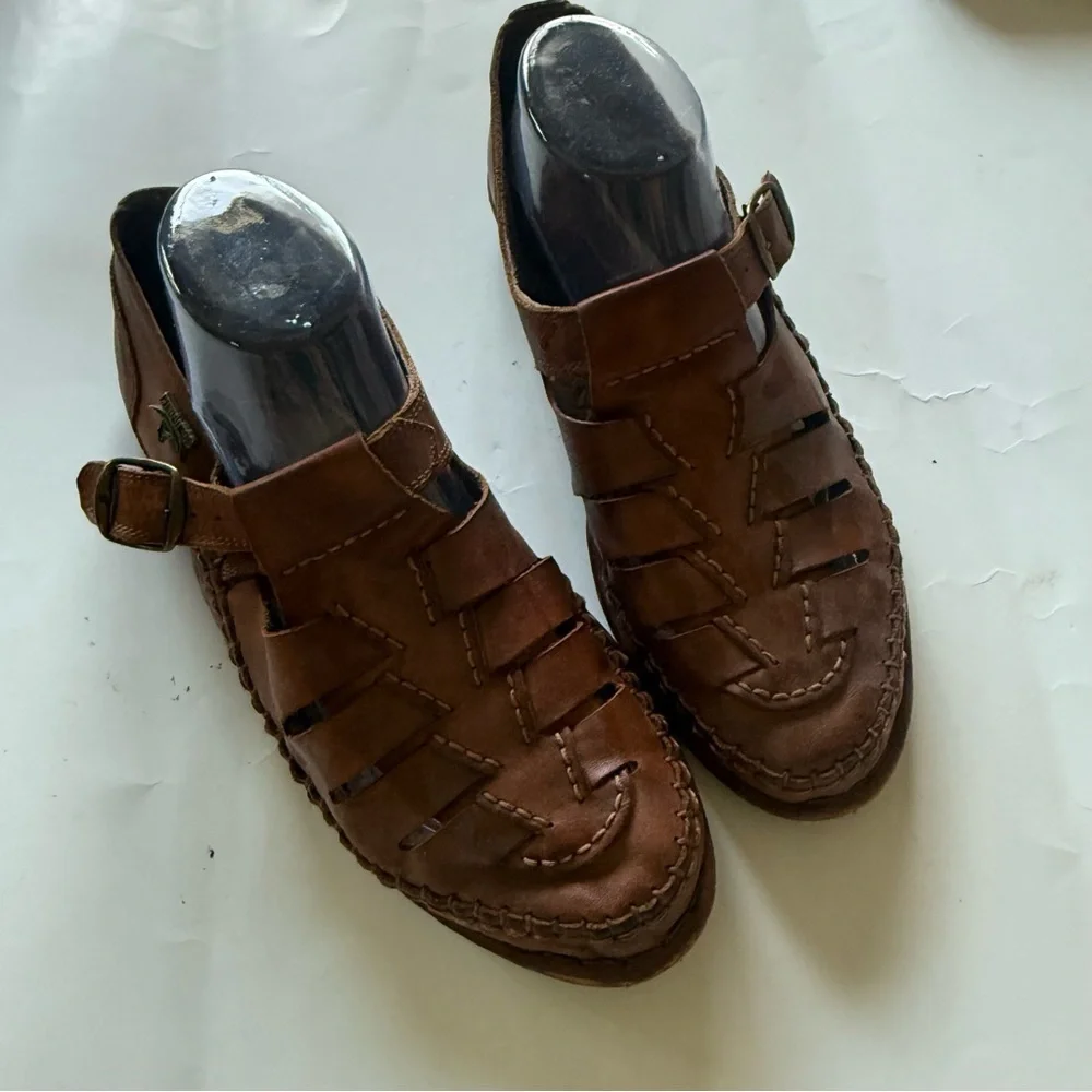 MENS PIKOLINOS Brown Leather Sandals Comfortable Casual Design